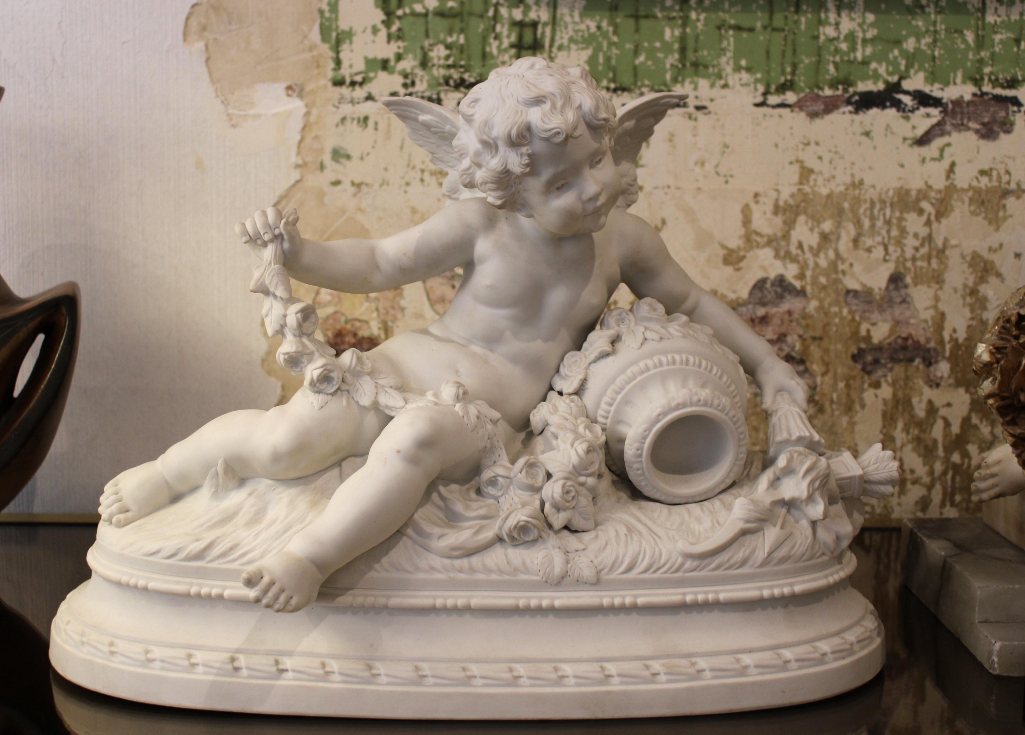 Porcelain Biscuit by Hippolyte Moreau, 19th century For Sale 2