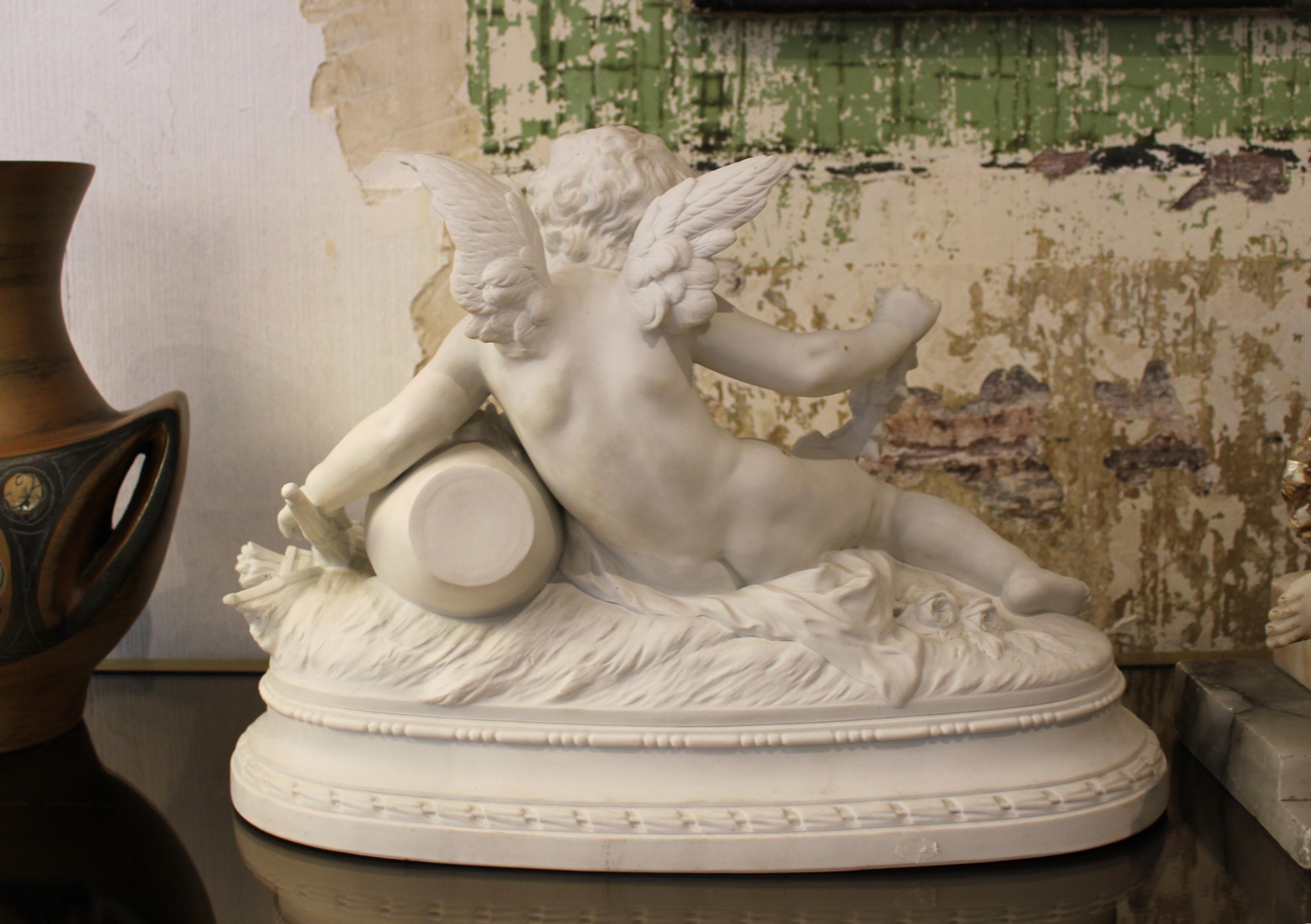 Porcelain Biscuit by Hippolyte Moreau, 19th century For Sale 3