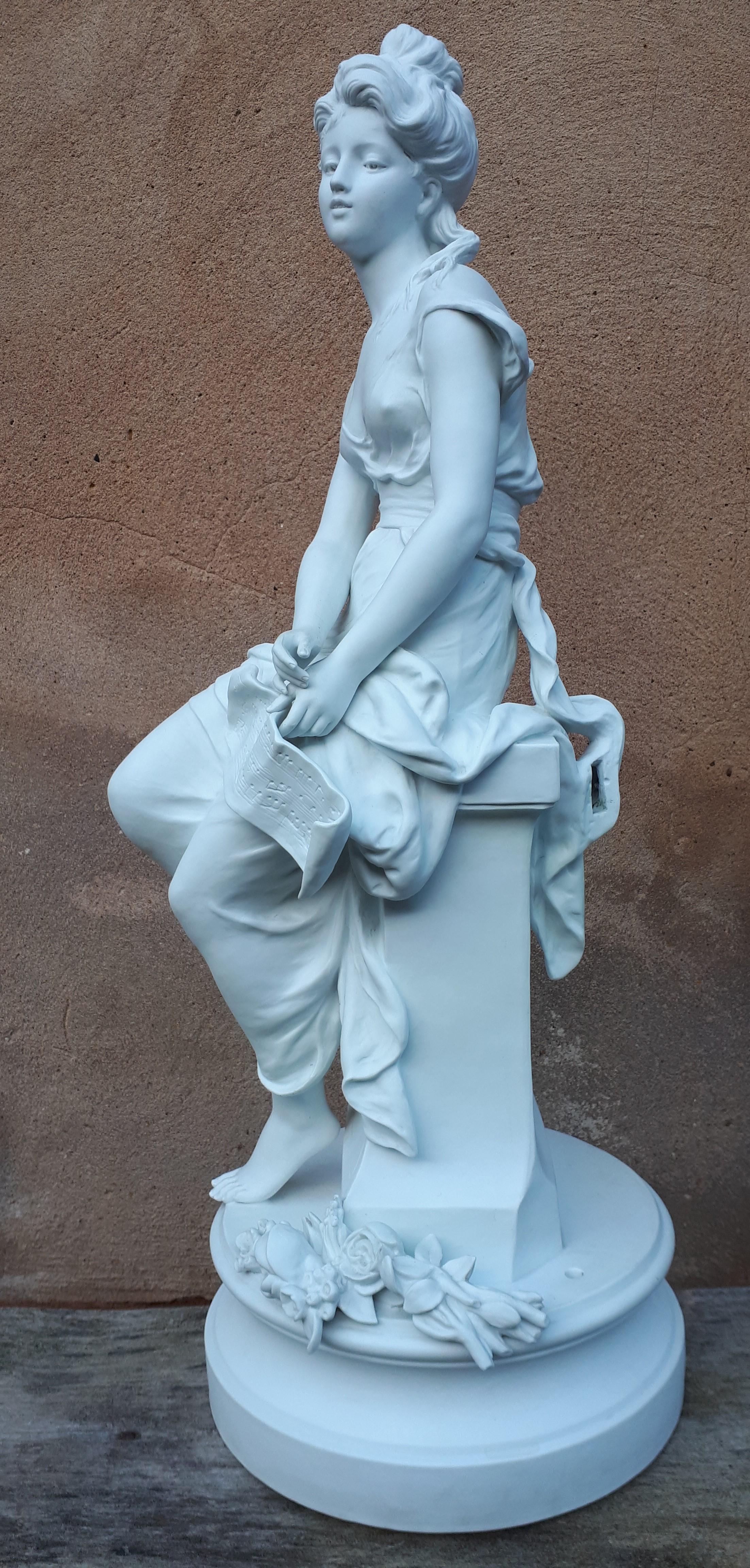 Sculpture en biscuit de porcelaine, par Hippolyte Moreau en vente 1