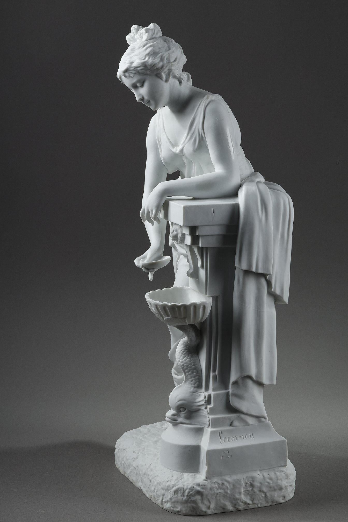 Scultura in biscuit di porcellana 