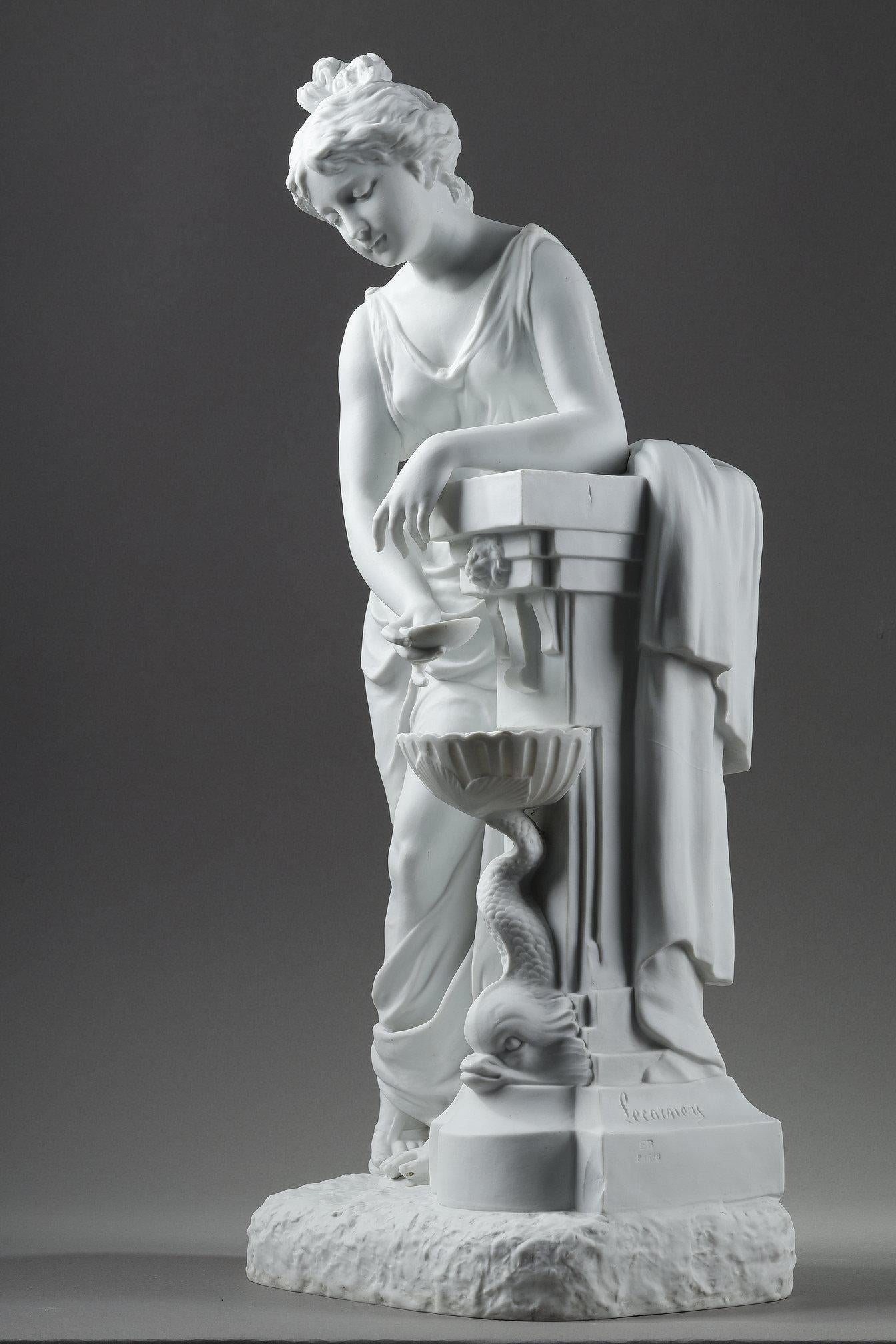 Scultura in biscuit di porcellana 