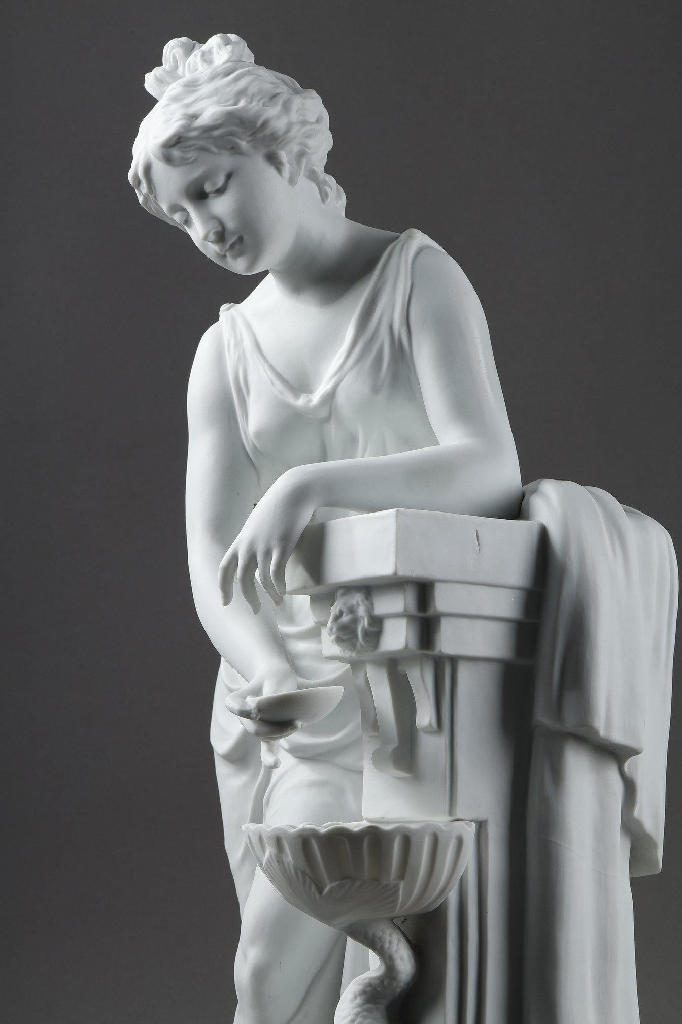 Scultura in biscuit di porcellana 