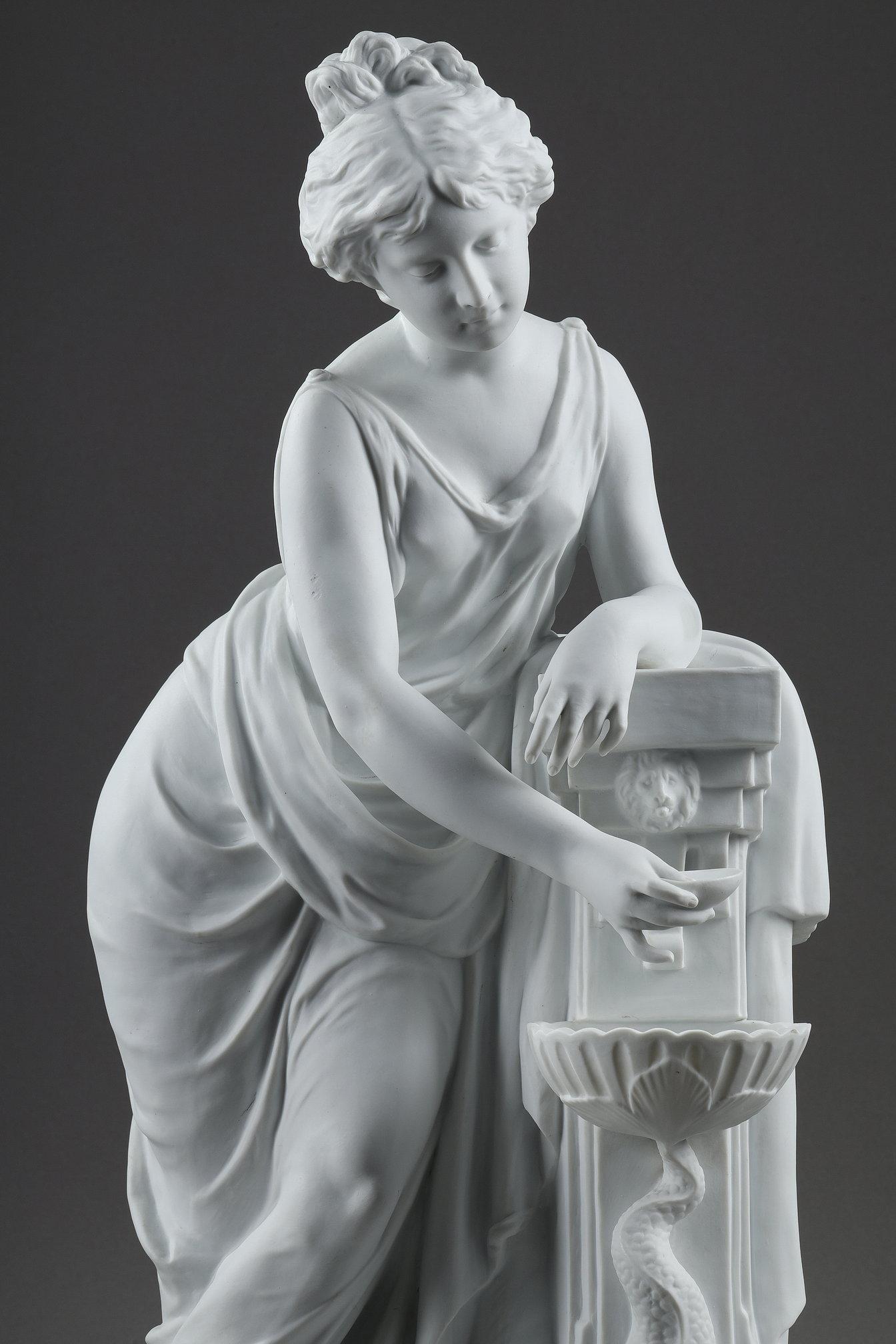Scultura in biscuit di porcellana 