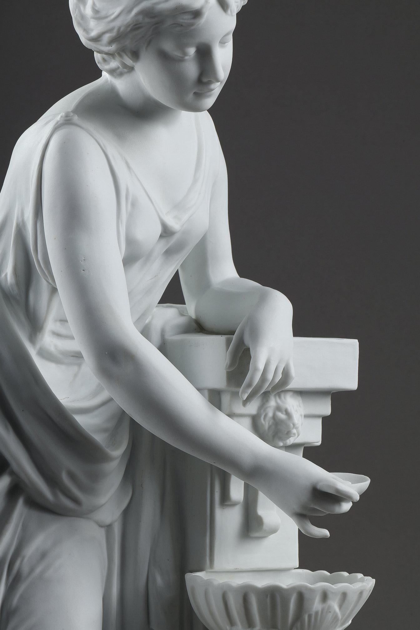 Scultura in biscuit di porcellana 