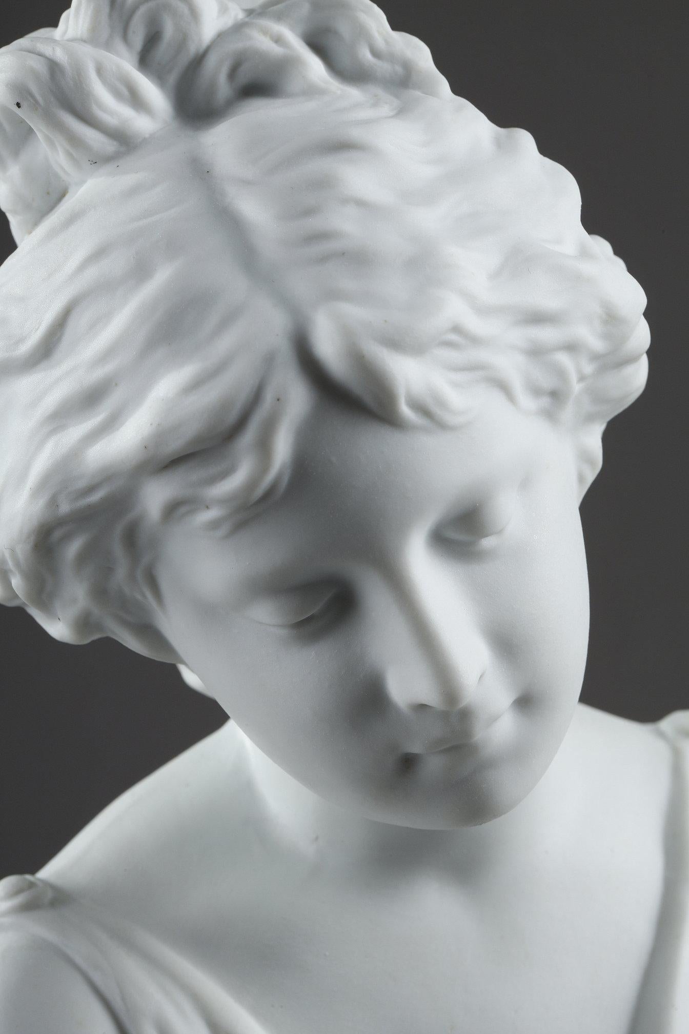 Scultura in biscuit di porcellana 