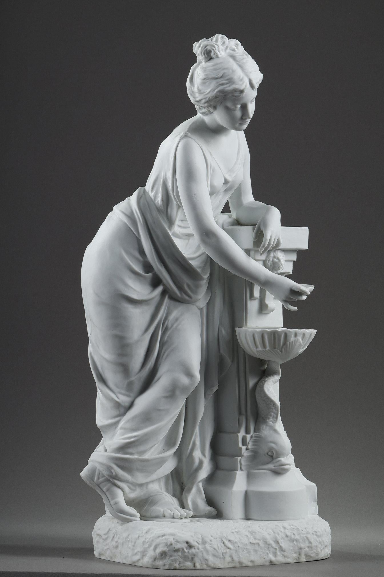 Scultura in biscuit di porcellana 
