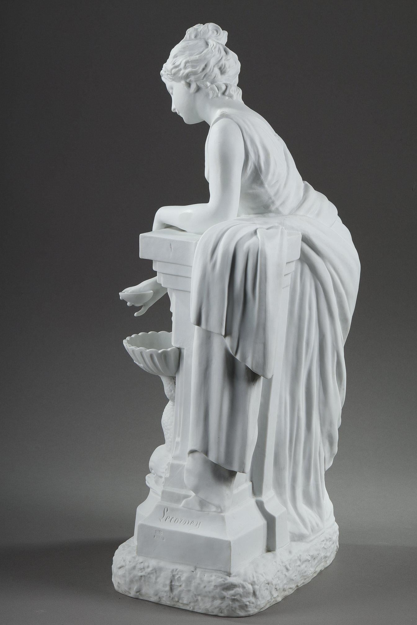 Scultura in biscuit di porcellana 