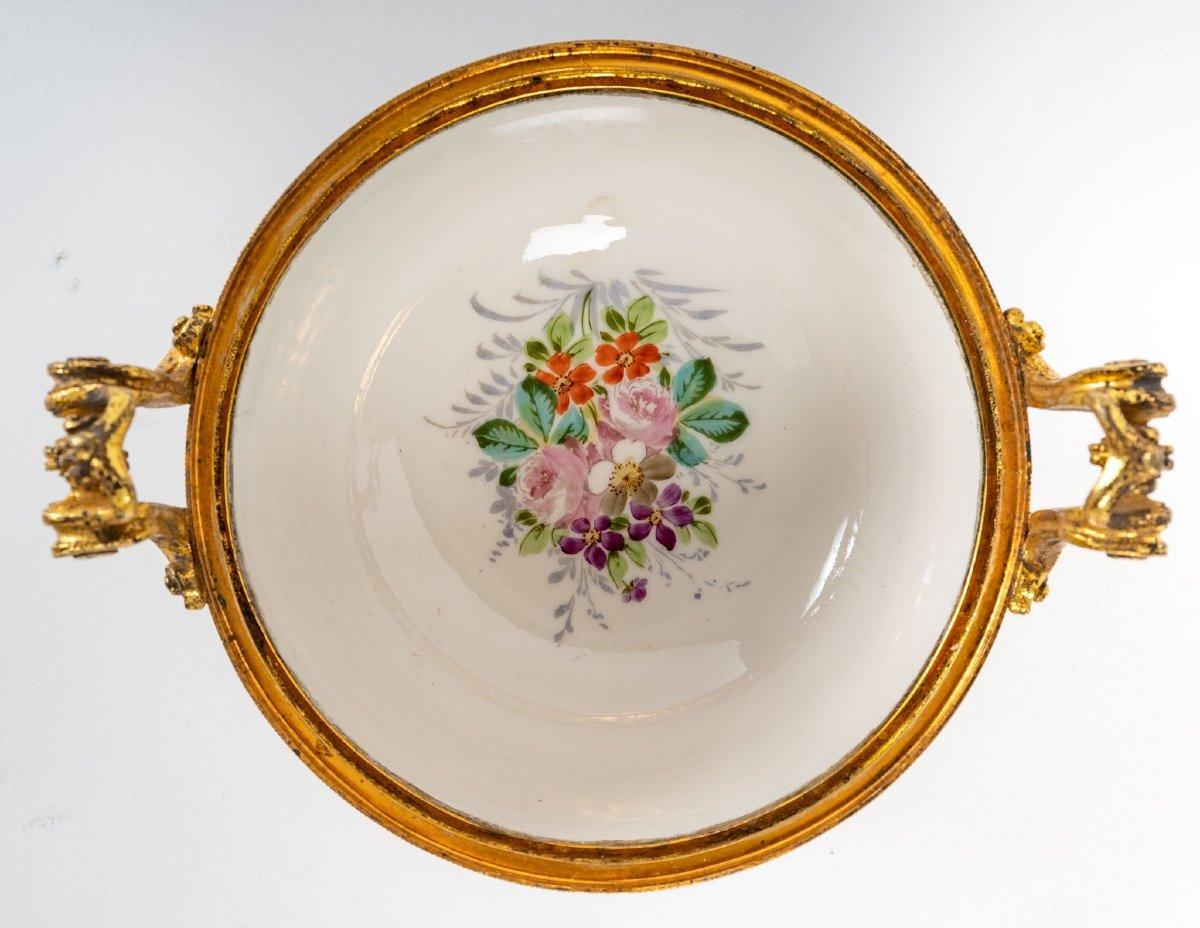 Gilt Porcelain Bonbonniere, Sèvres, Napoleon III