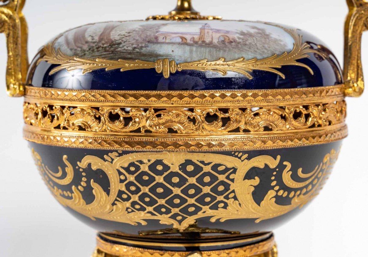 Bronze Porcelain Bonbonniere, Sèvres, Napoleon III