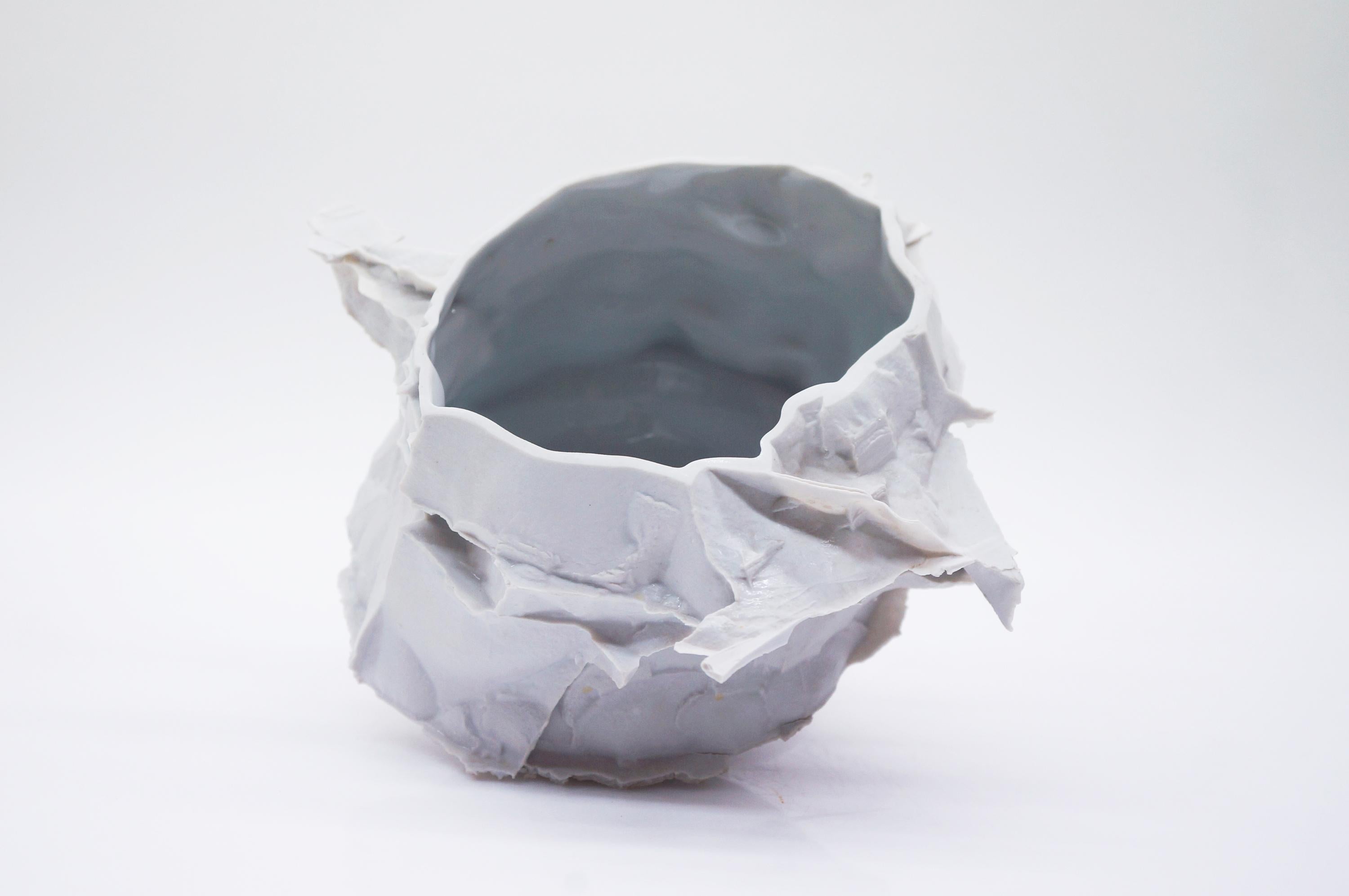 Modern Porcelain Bowl by Monika Patuszyńska For Sale
