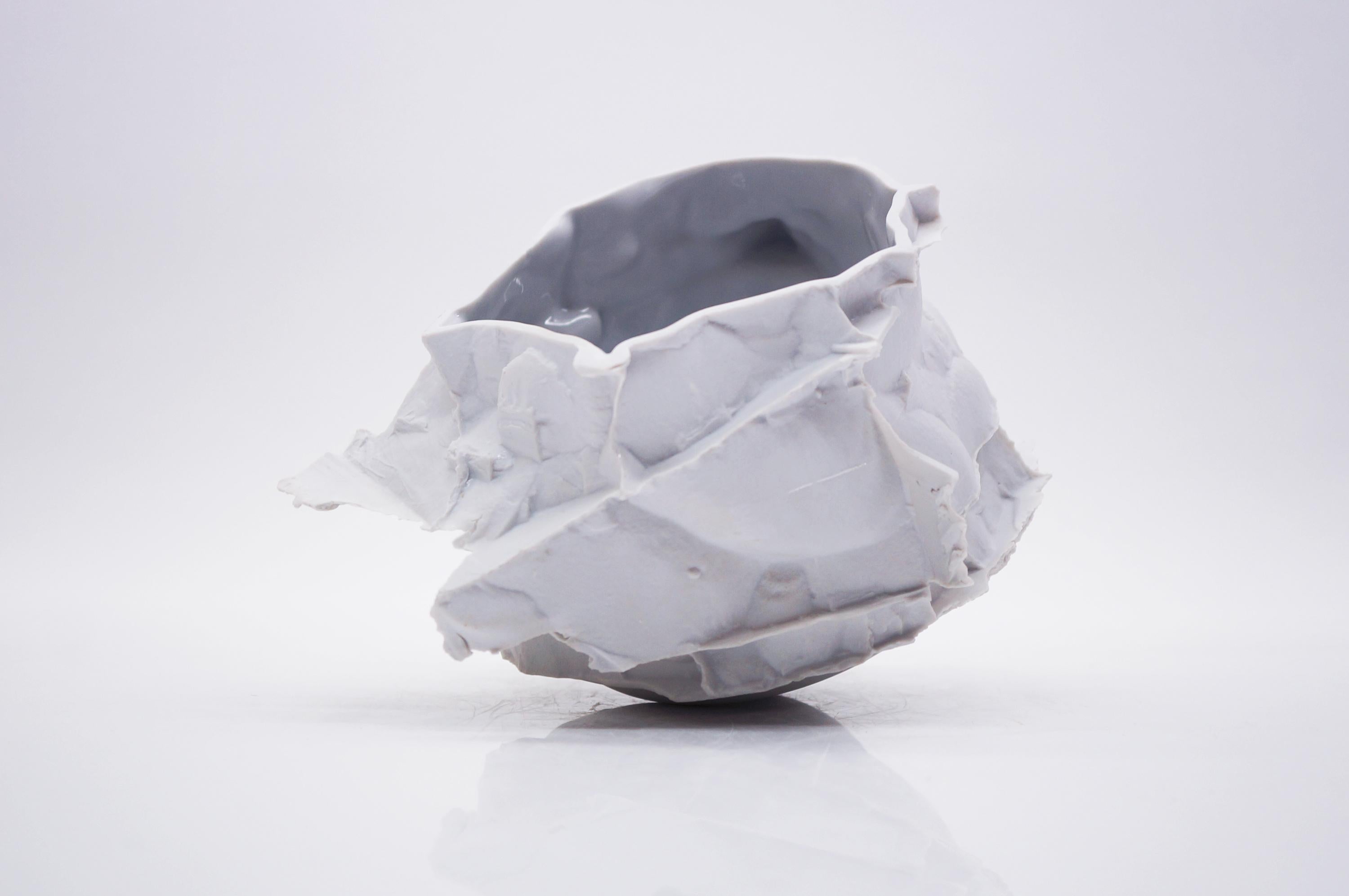 Contemporary Porcelain Bowl by Monika Patuszyńska For Sale