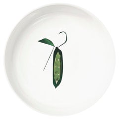 Porcelain Bowl by the French Chef Alain Passard Model "Peas"