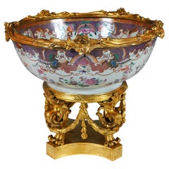 Porcelain Bowl, Compagnie des Indes, France (mount) - China, 18th/19th Century