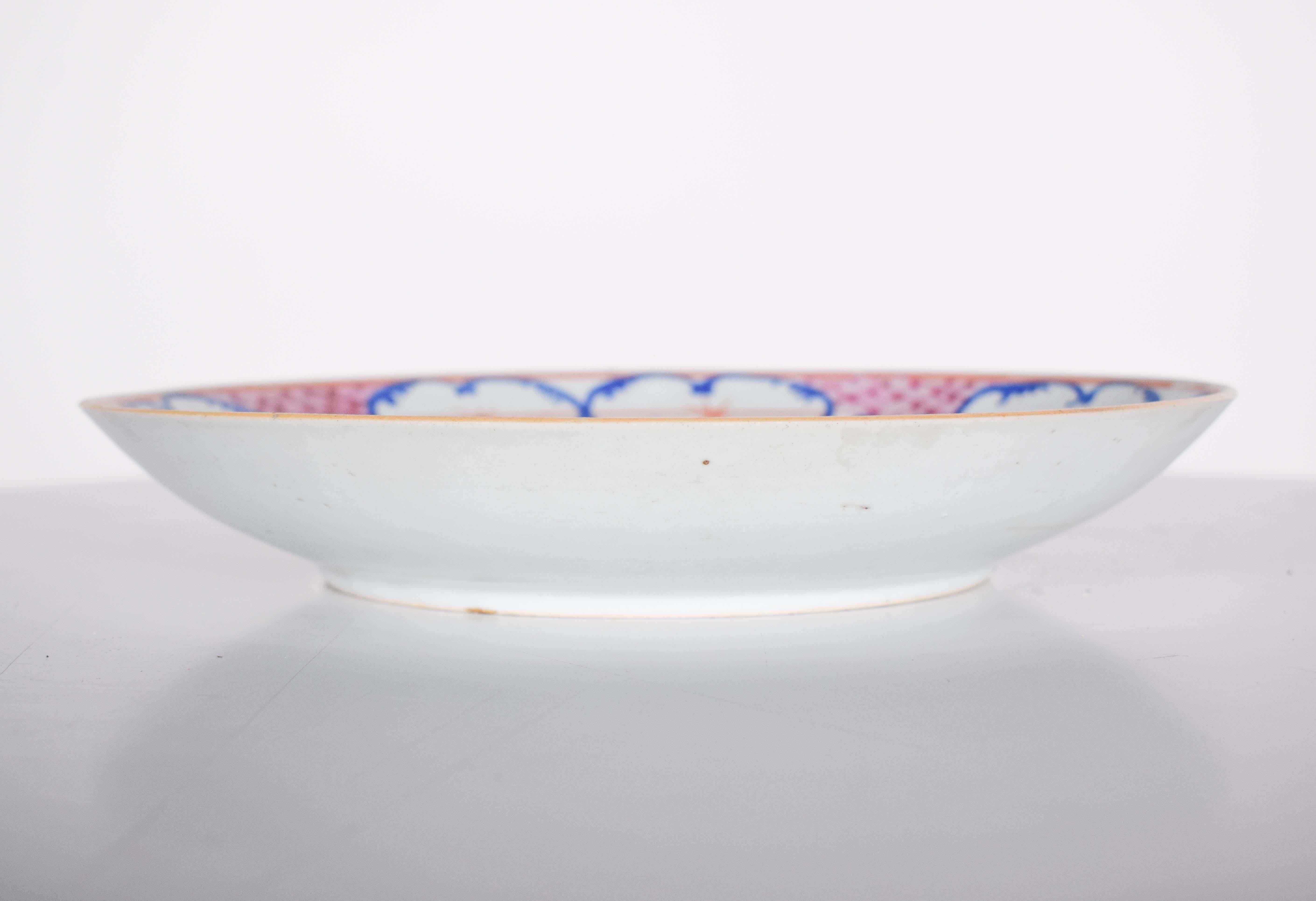 Baroque Porcelain Bowl from China for Export For Sale