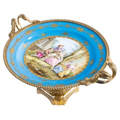 Porcelain Bowl in the Sèvres Style, 19th Century, Napoleon III Period.