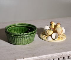 Porcelain Bowl of Baby Chickens with Small Chips