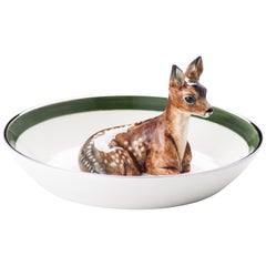 Porcelain Bowl with Bambi Figure Sofina Boutique Kitzbuehel
