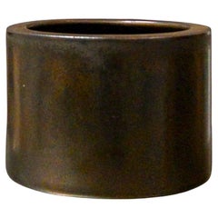 Porcelain Bowl with Bronze Glaze by Jan Van Der Vaart, 1969-1975