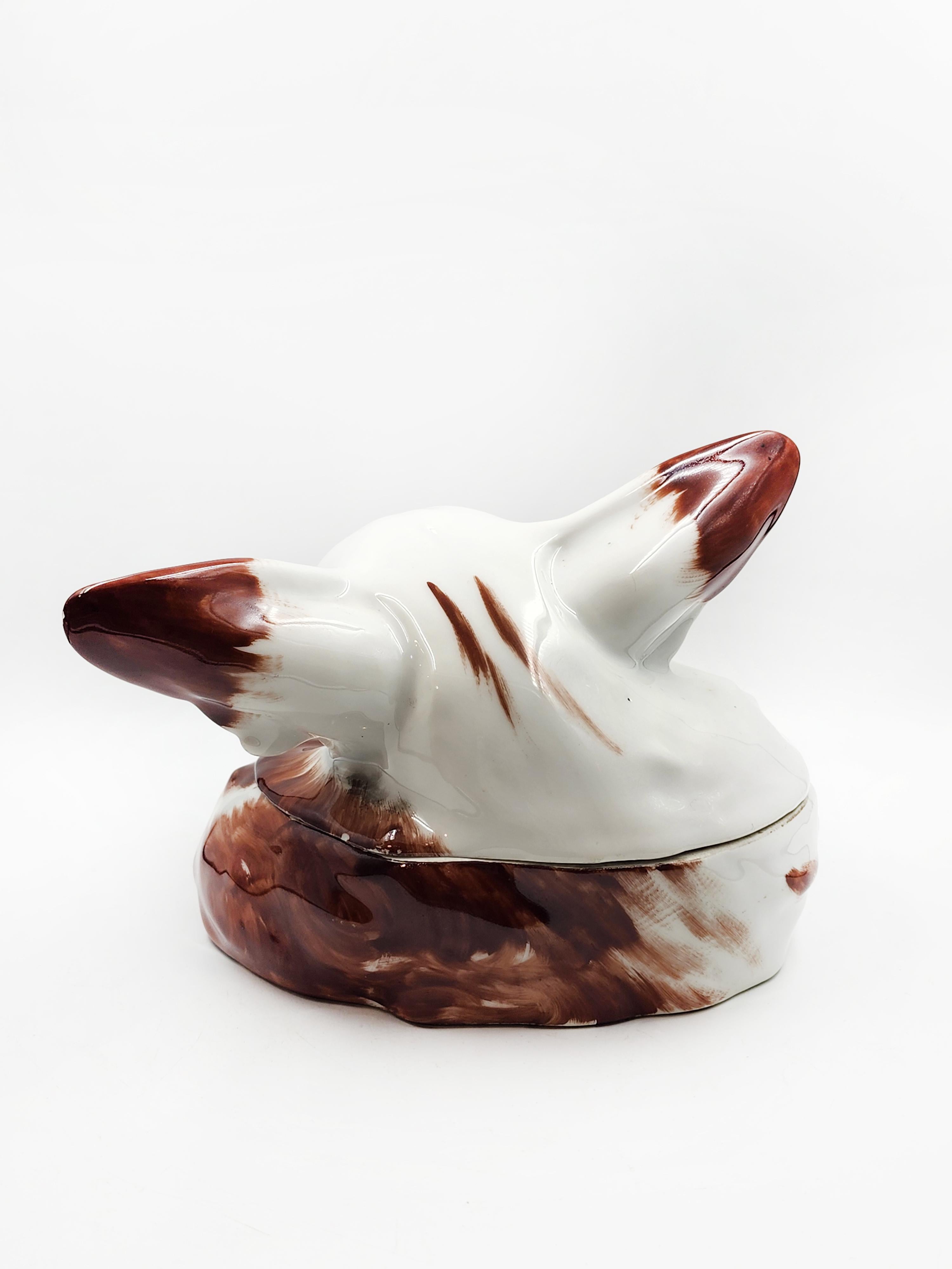 20th Century Porcelain box by Édouard-Marcel SANDOZ For Sale