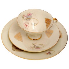 Porcelain Breakfast Set, Bavaria, Germany, Mid-Century Modern, 1950s