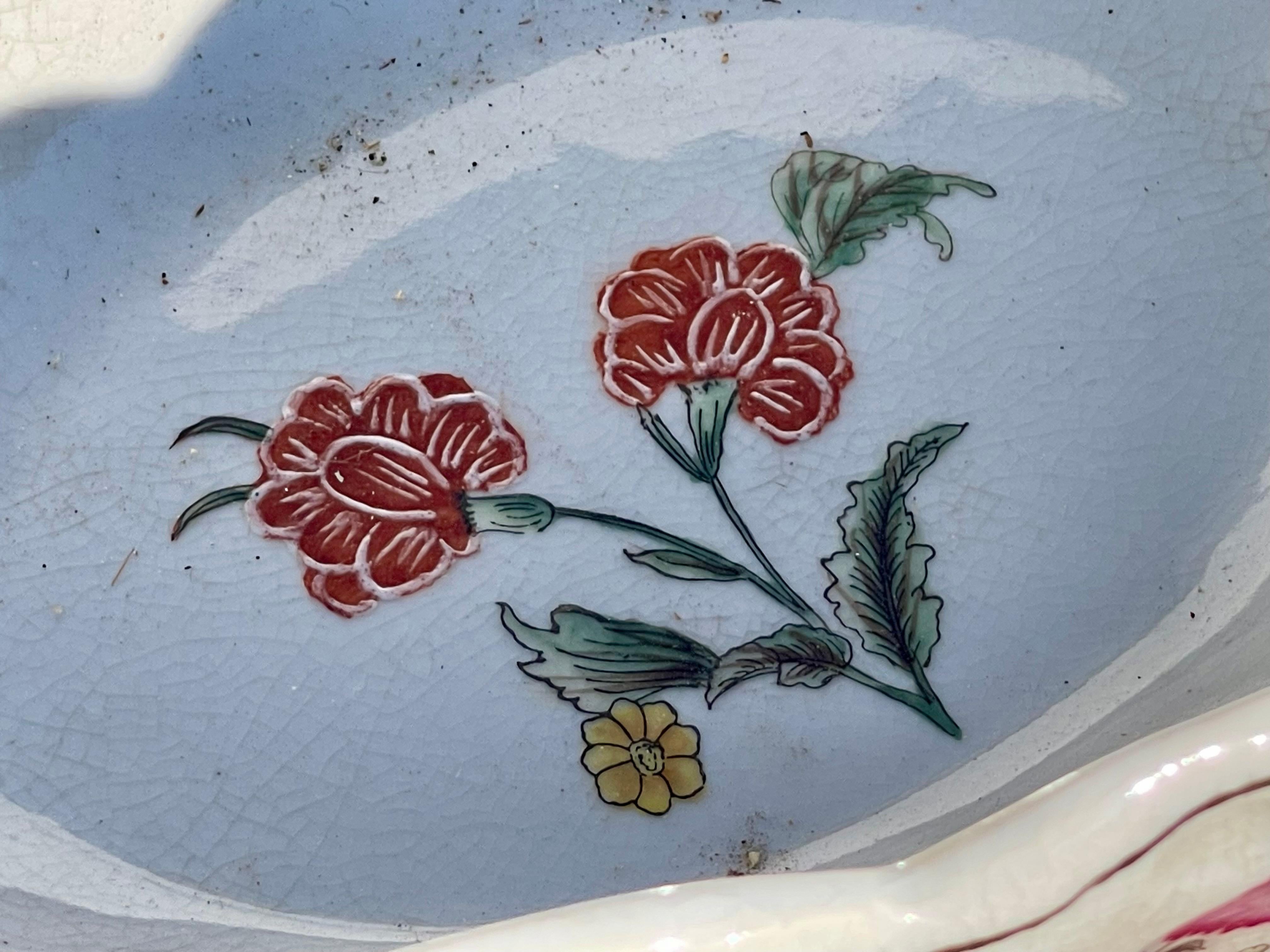 Taza / Jardinera de porcelana y bronce - Siglo XX en venta 6