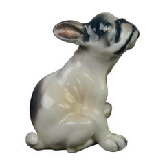 Porcelain Bulldog Puppy by Dahl Jensen, Denmark, 1930s