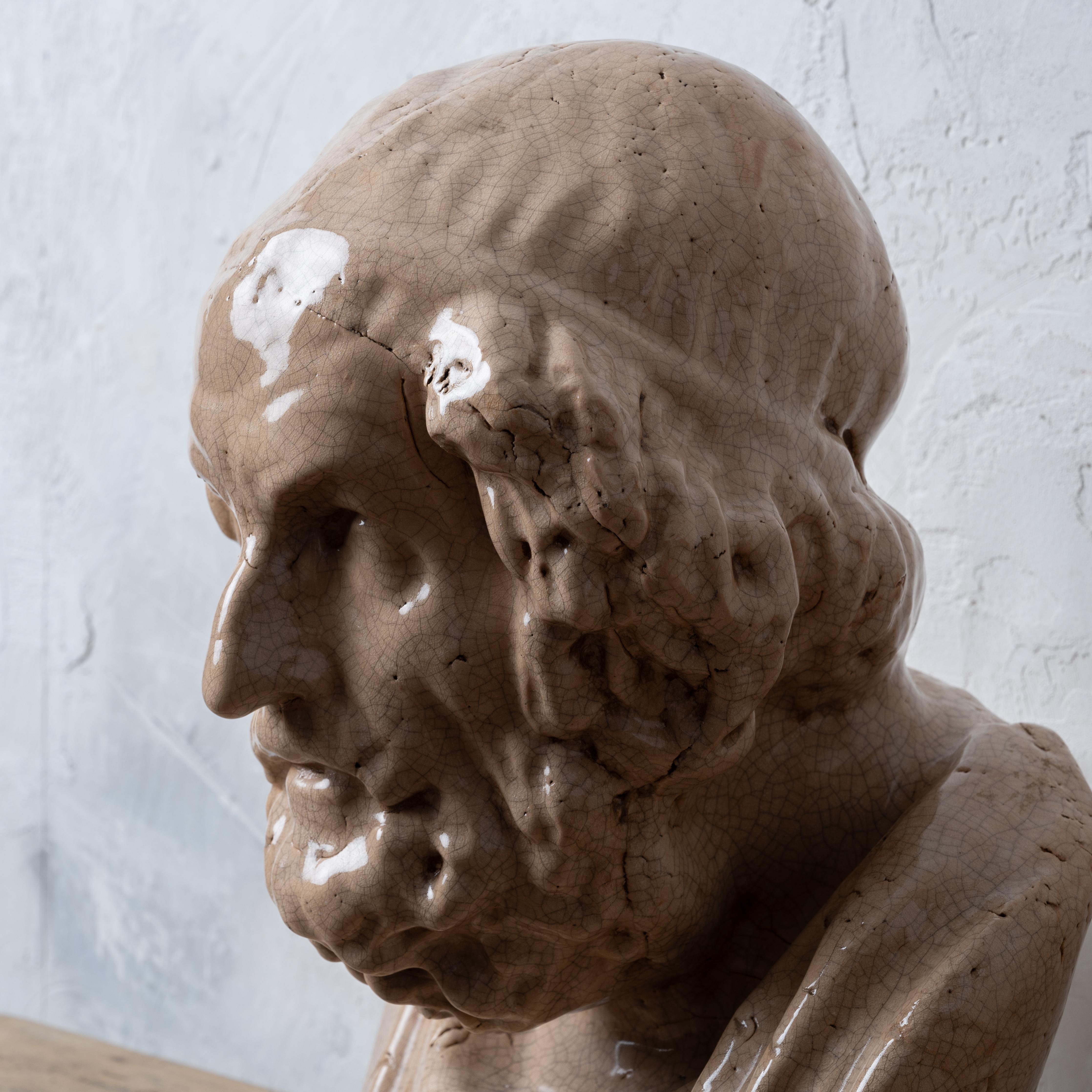 Busto di Homer in porcellana in vendita 3