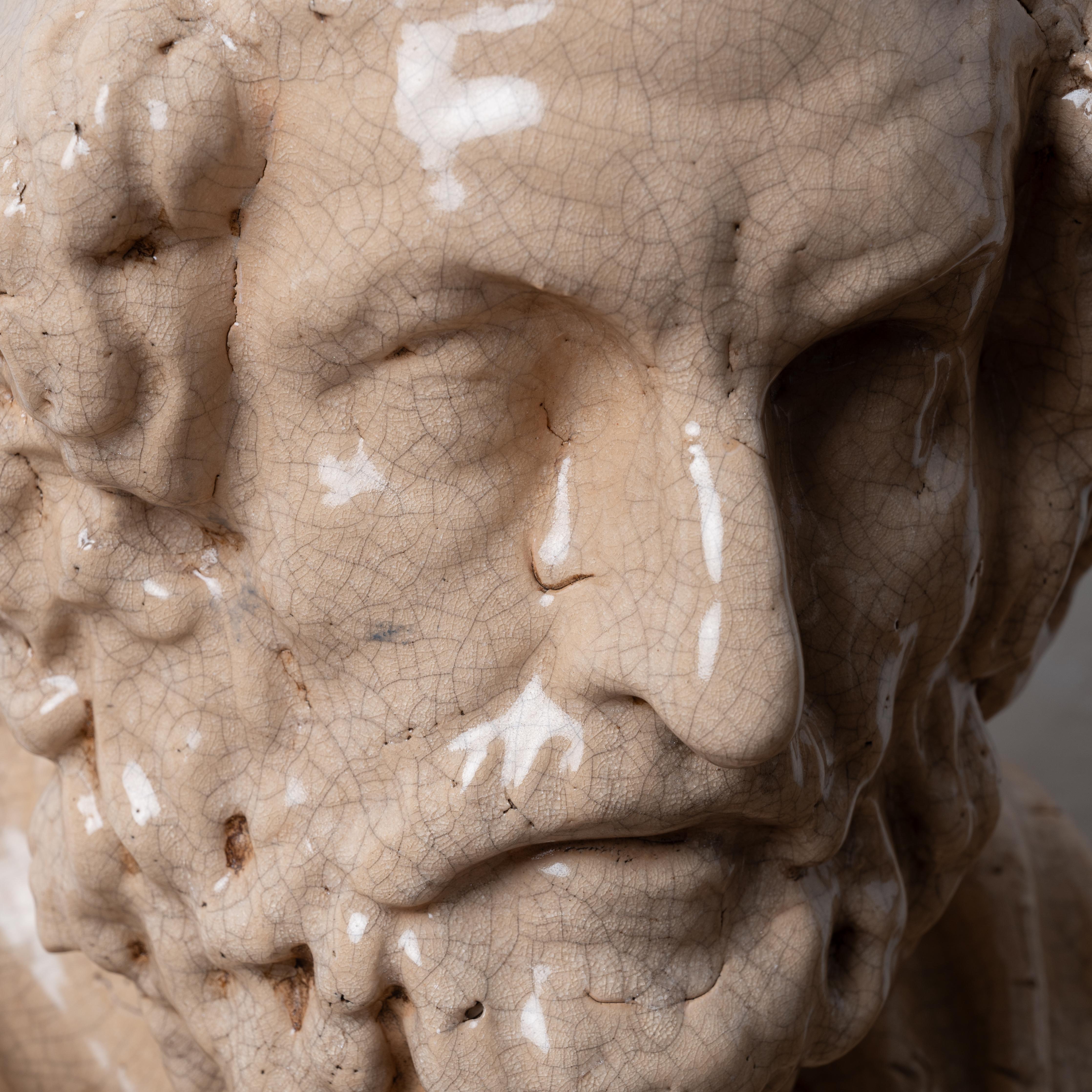 Busto di Homer in porcellana in vendita 4