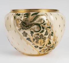 Cachepot in porcellana del XX secolo.