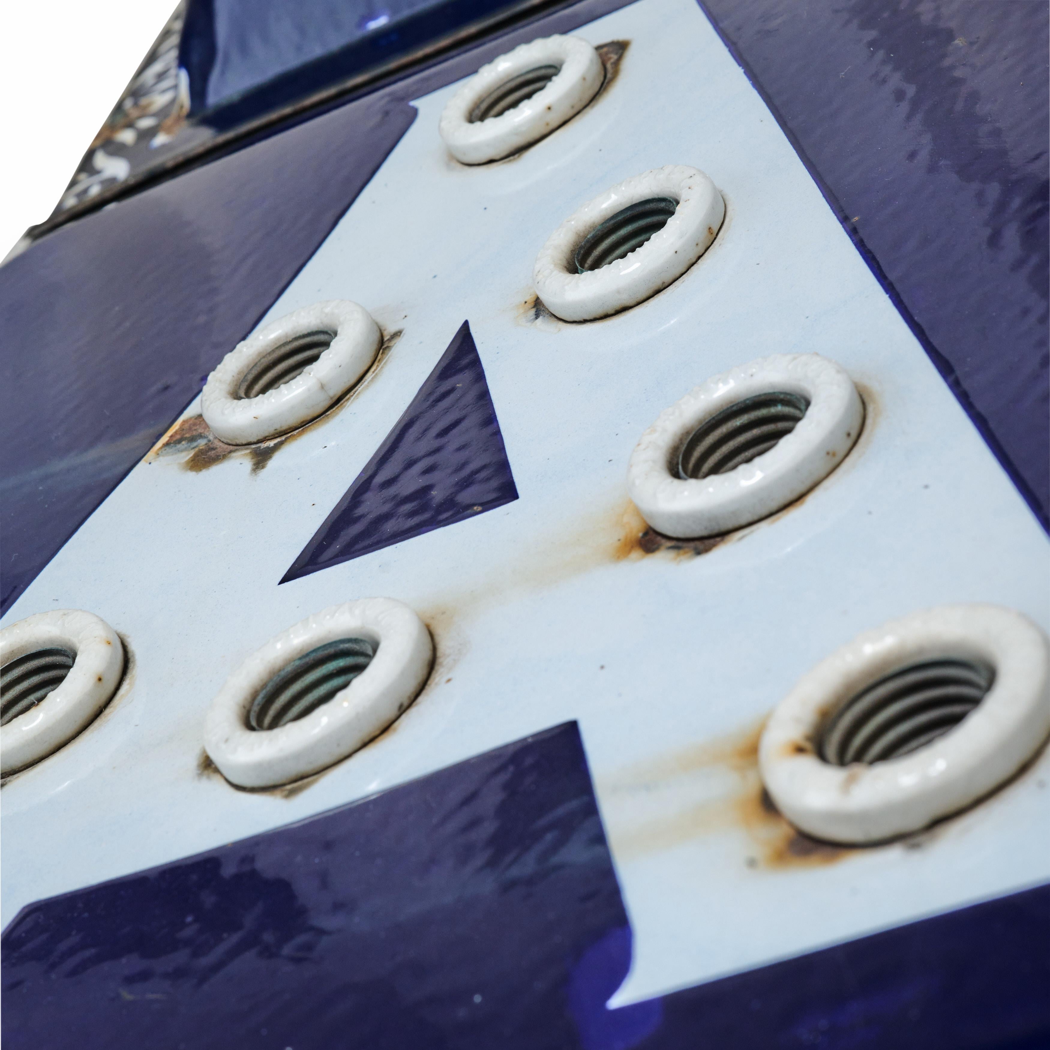 Exceptional Vertical Enamel Cafe Sign 2