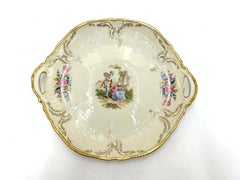 Porzellan-Tortenteller, Rosenthal Sanssouci, Deutschland, 1949.