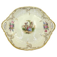 Vintage Porcelain Cake Plate, Rosenthal Sanssouci, Germany, 1949