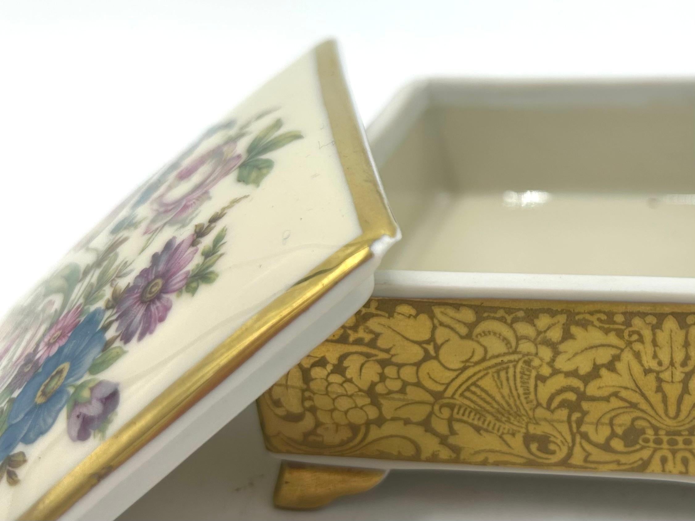 Porcelain Casket, Box, Rosenthal, Germany, 1942 1