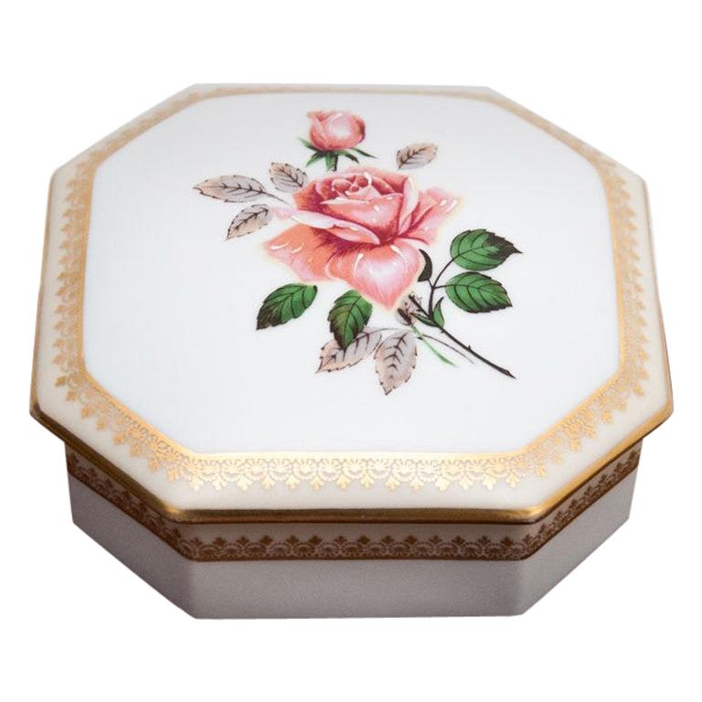 Porcelain Casket, Limoges, France For Sale