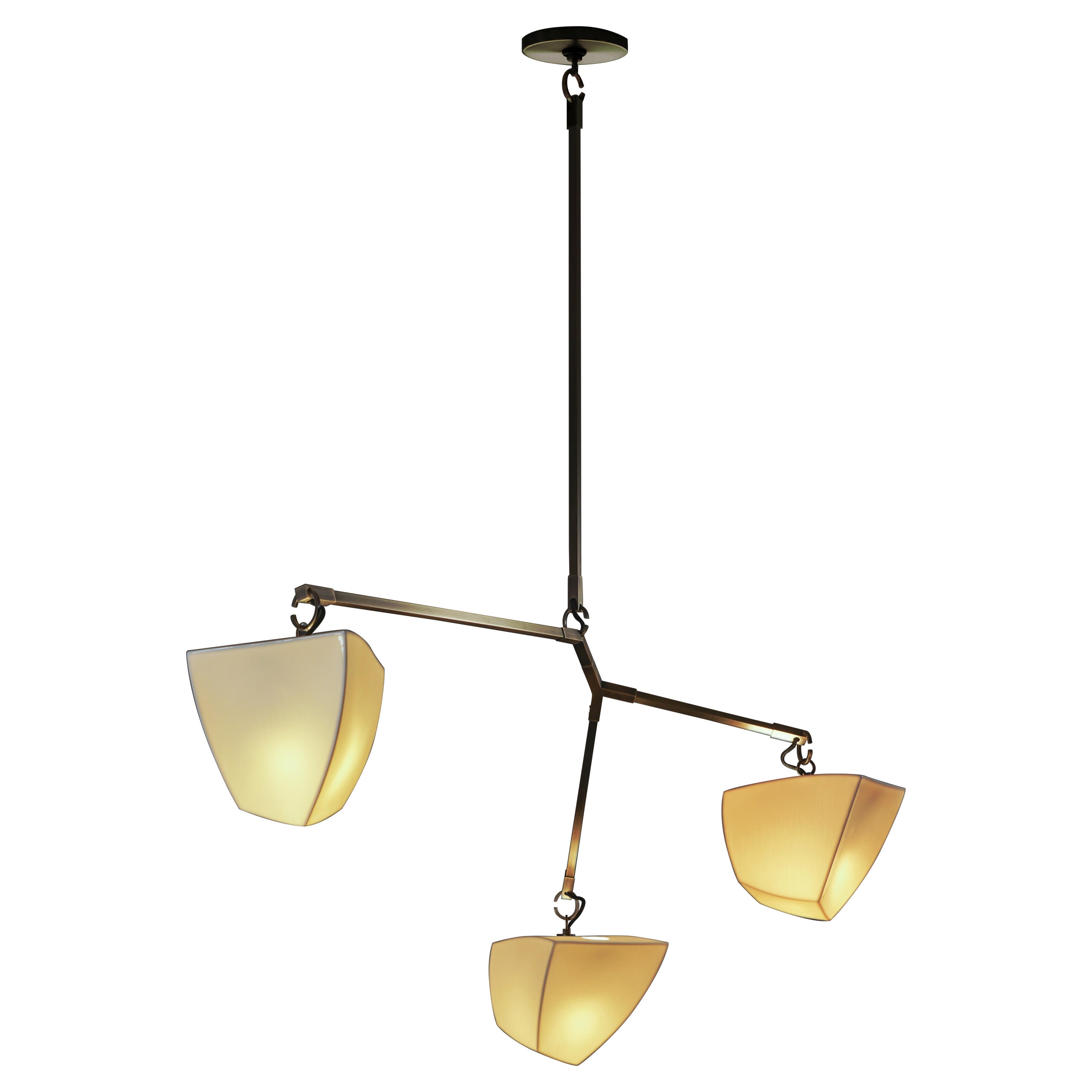 Porcelain Cassiopeia 3: Mobile Chandelier, handmade by Andrea Claire Studio
