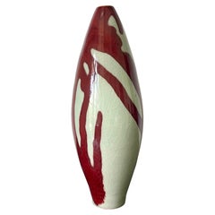 Porcelain Celadon Vase with Copper Glaze by Brother Thomas Bezanson