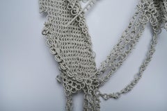 Porcelain Ceramic Chain Wall Sculpture by Taylor Kibby