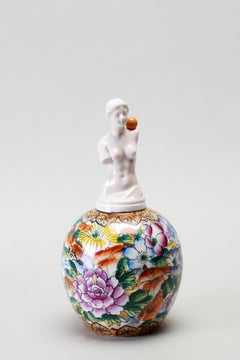 Porcelain & Ceramic Sculptural Vase Italy Contemporary, 21st Century