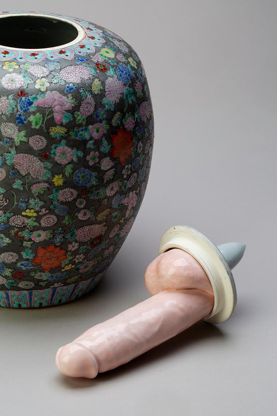 Porcelain & Ceramic Sculptural Vase Italy Contemporary, 21st Century 1