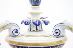 Porcelain Chandelier Pendant from Mangani Milano, Italy, 1960s