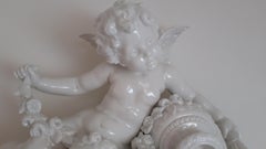 Porcelain Cherub by Hippolyte Moreau