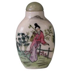 Porcelain Chinese Snuff Bottle