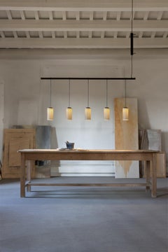 Porcelain Cirio Lineal Pendant Lamp by Antoni Arola
