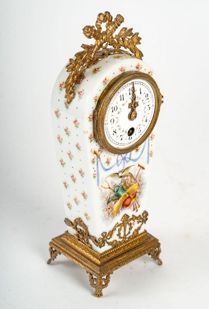 Gilt Porcelain Clock of the 19th Century