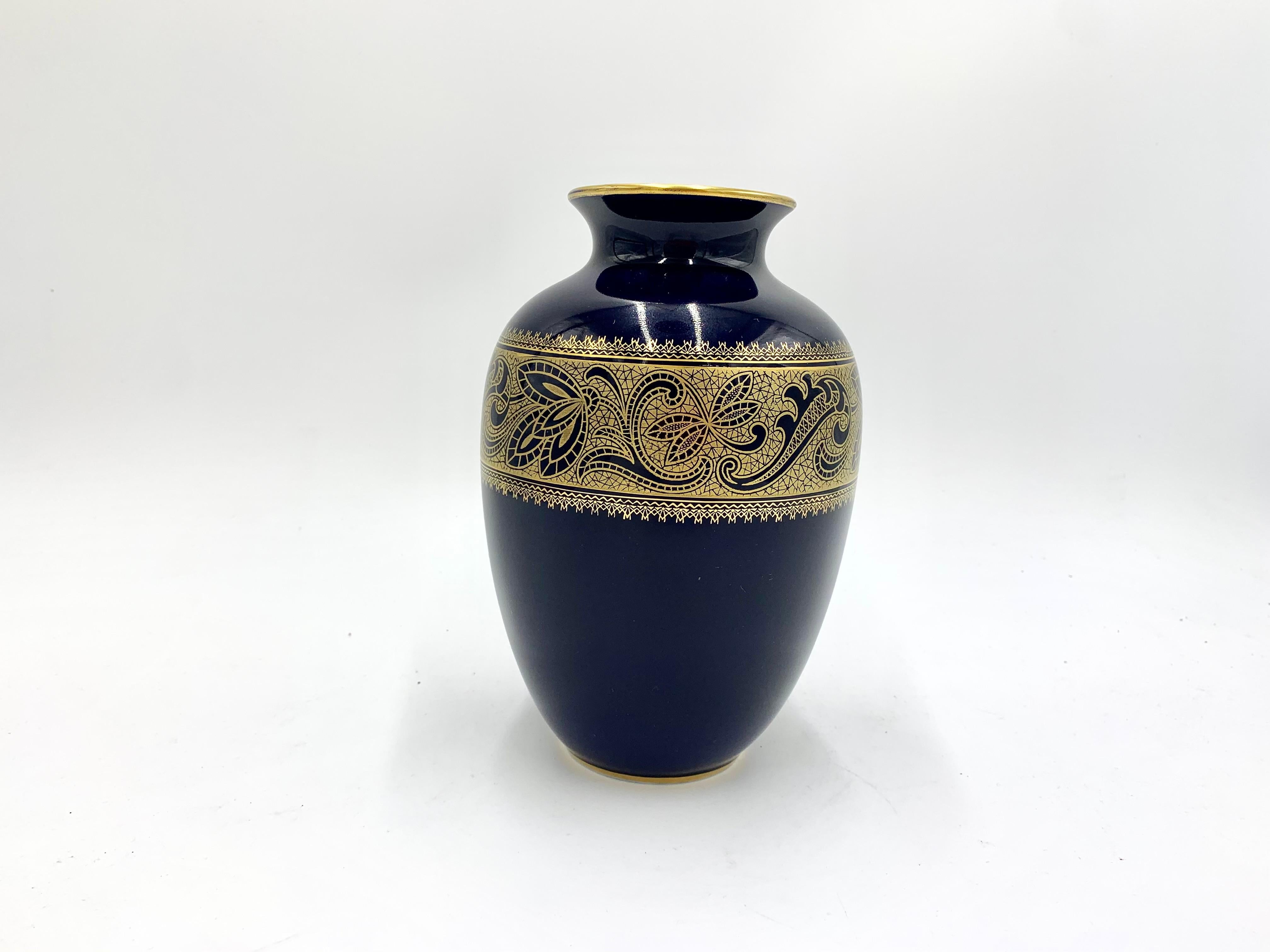 bavaria echt kobalt vase