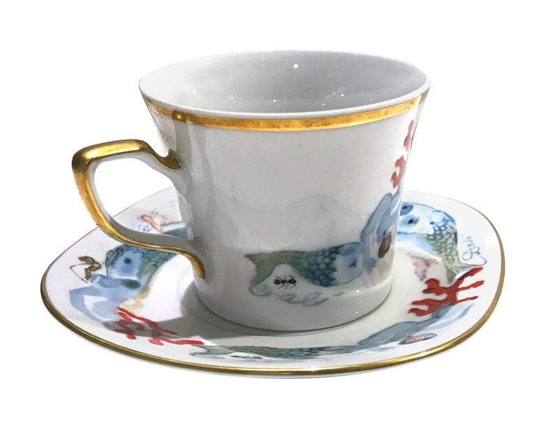 DUSVALLY Tazza da caffè in ceramica con coperchio sigillato
