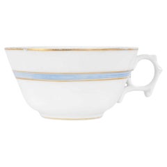 Porzellan-Kaffeetasse, Lettland, hergestellt von der Porzellanmanufaktur Kuznetsov, 1872–1887