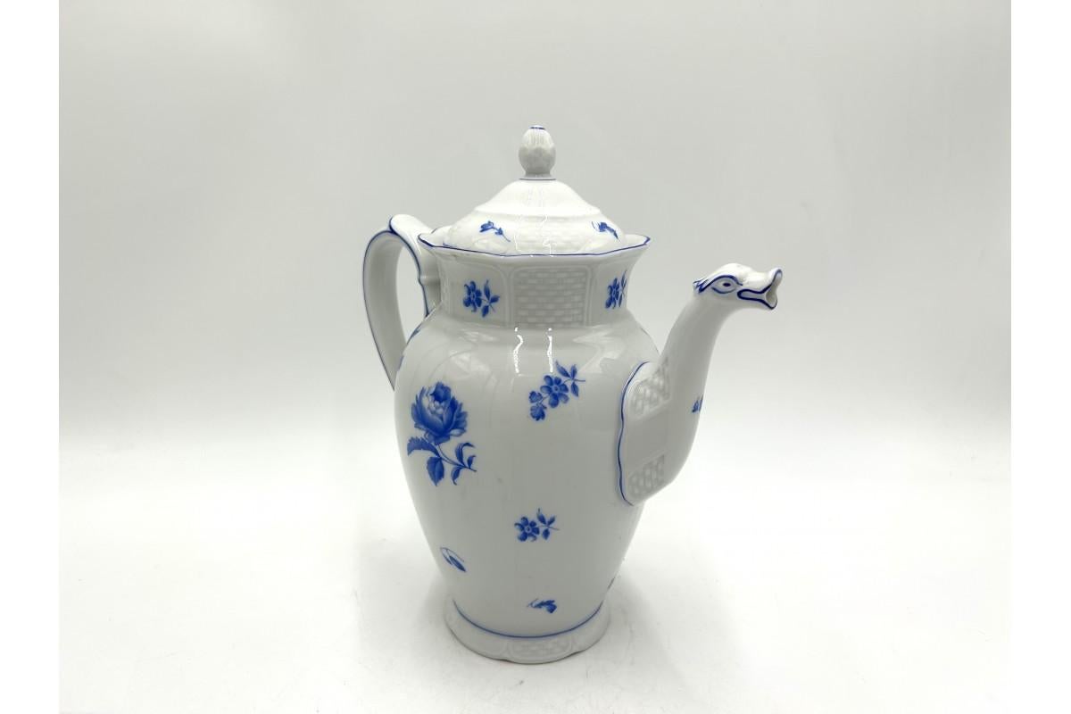 Porcelain coffee or tea pot, Rosenthal, Germany, 1940s In Good Condition For Sale In Chorzów, PL