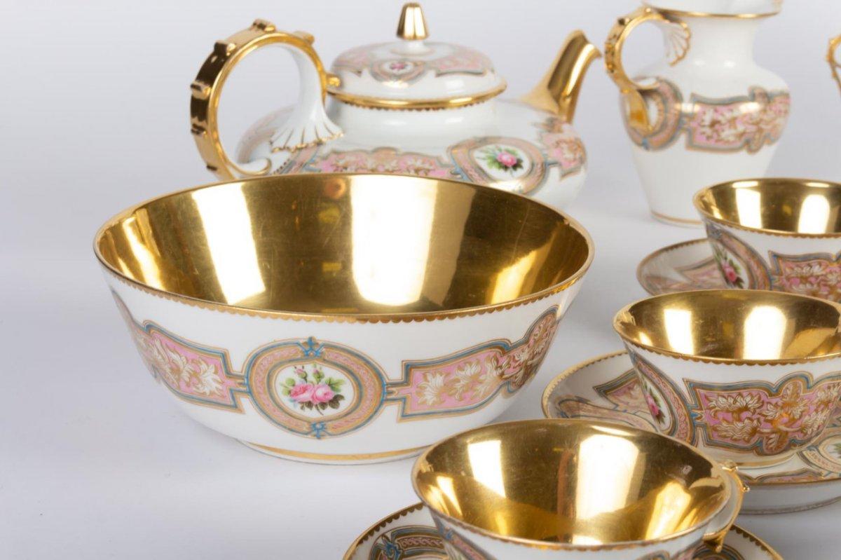 Porcelain Coffee or Tea Set In Good Condition In Saint-Ouen, FR