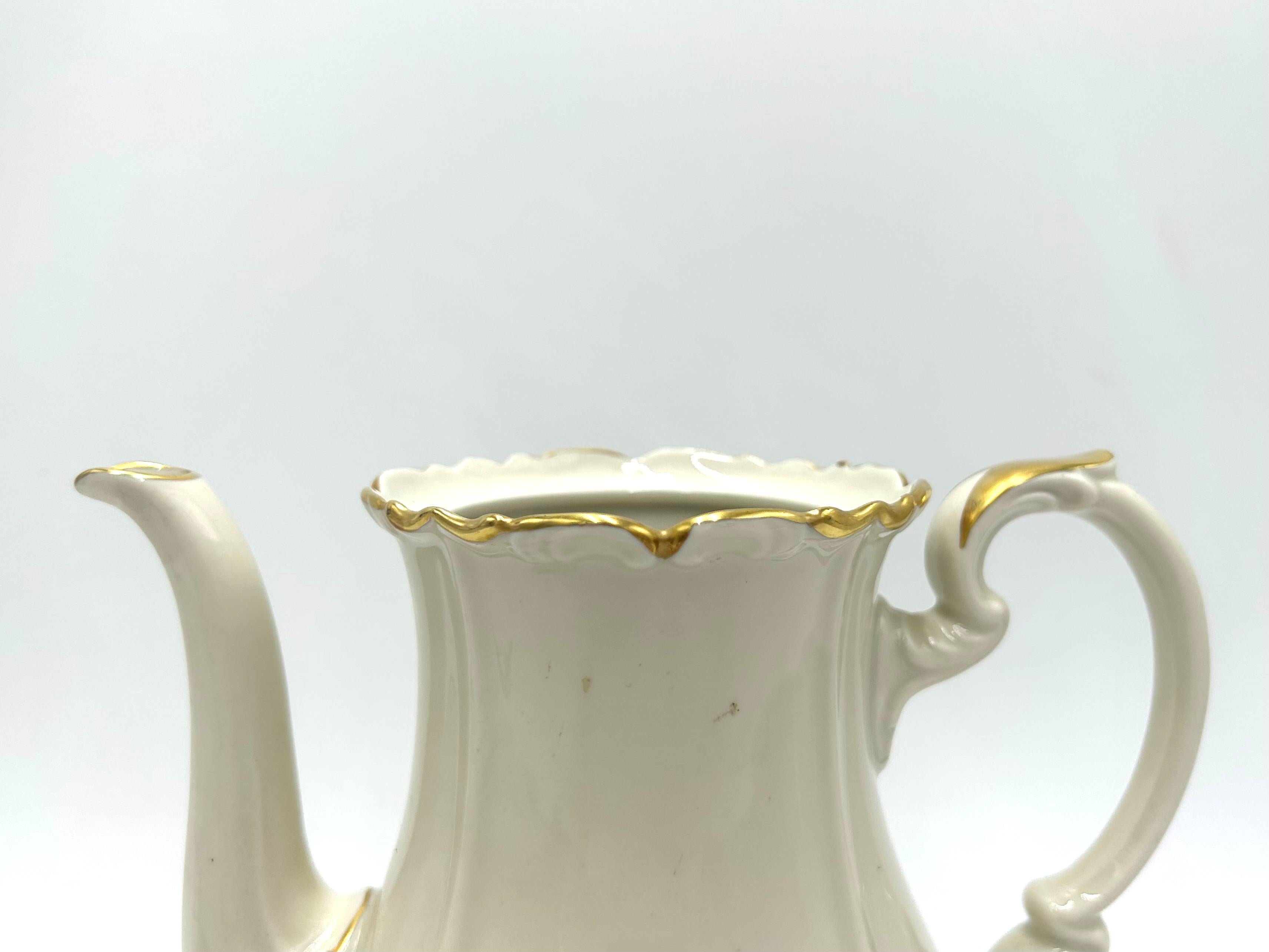 Porcelain Coffee Pot, Edelstein Bavaria In Good Condition In Chorzów, PL